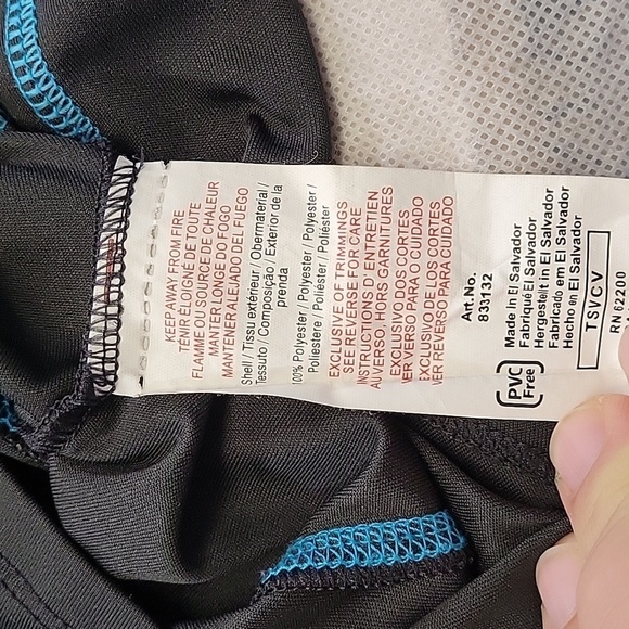 Puma Womens Dry Cell Black With Blue Detail Athletic Shirt Size M - Picture 10 of 11